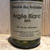 Argile blanc Domaine des Ardoisiéres I.G.P Allobrogie Brice Omont 2019