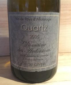 Quartz Domaine des Ardoisiéres I.G.P Allobrogie Brice Omont 2005