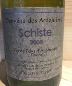 Schiste Domaine des Ardoisiéres I.G.P Allobrogie Brice Omont 2009