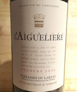 Terrasses du Larzac Velours 2015 Domaine L'Aiguelière
