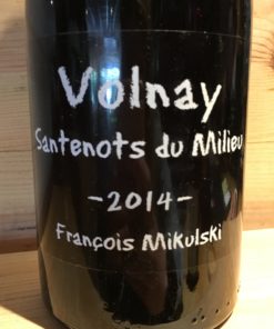 Volnay Santenots du Milieu 2014 François Mikulski